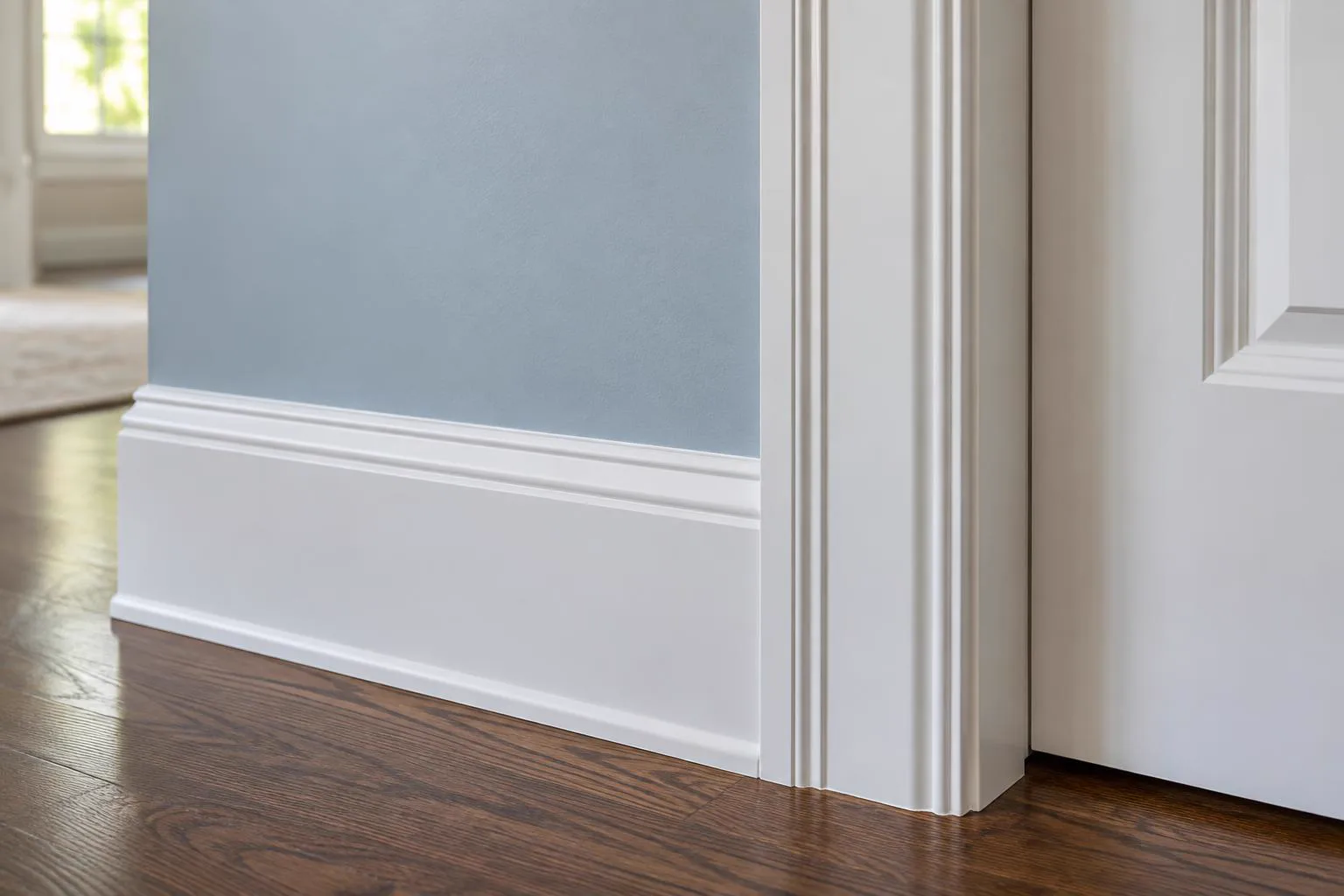 Interior inspiration showing clean wall-to-trim paint lines